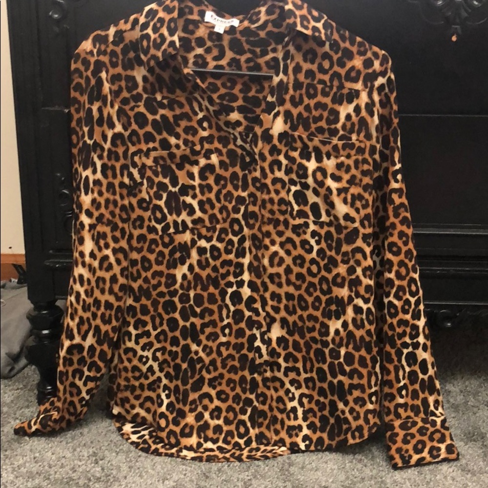 The Portofino Shirt- leopard print